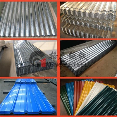 Gi יריעת קירוי גלי מגולוונת למחסן